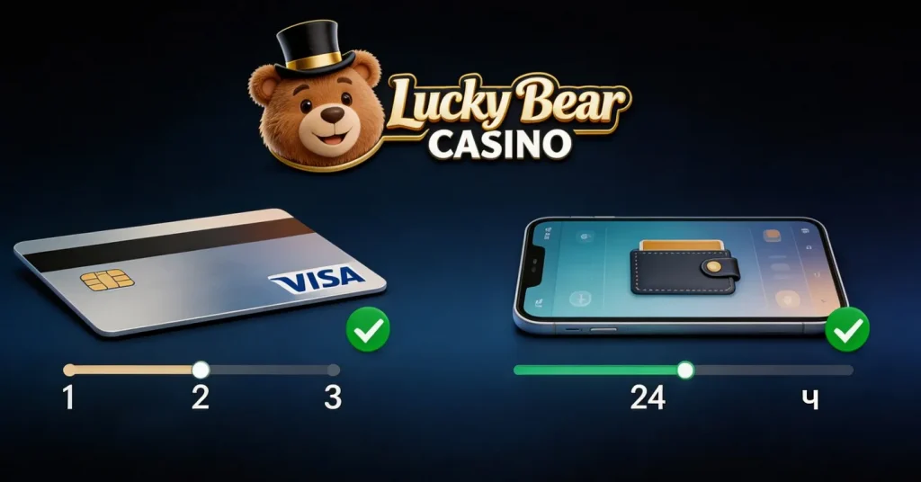 Реальные выплаты и честность Lucky Bear casino: сроки вывода средств на карту и кошелек
